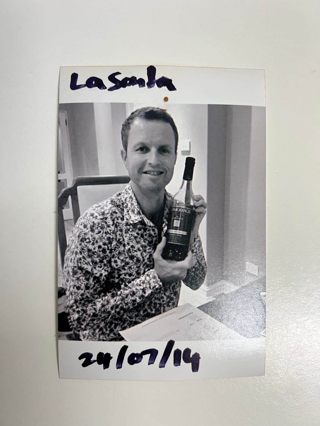 Archive photo: La Santa tasting, July 2014